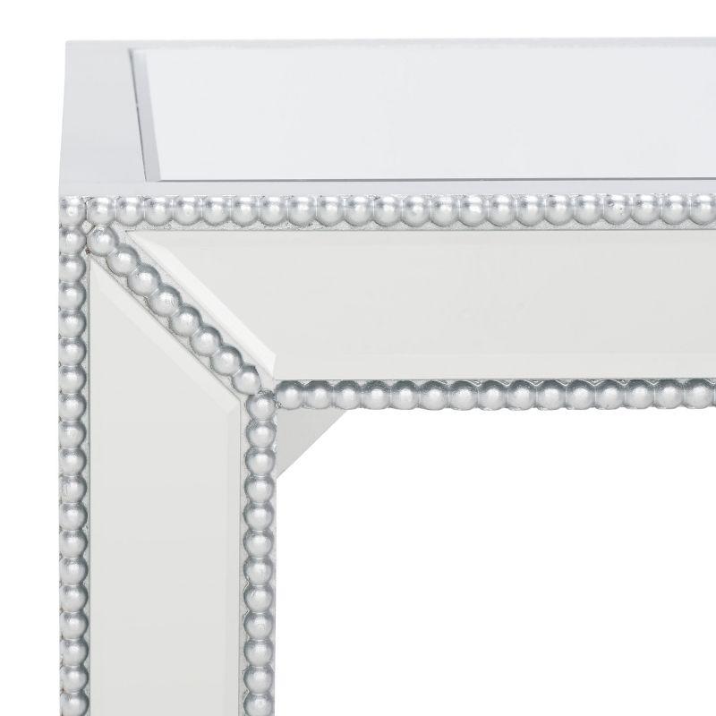 Laken Mirrored Accent Table - Silver/Mirror - Safavieh