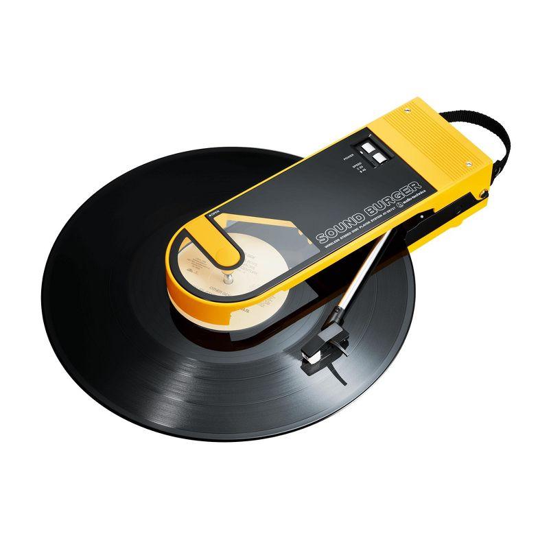 AUDIO-TECHNICA  COMPACT PORTABLE TURNTABLE, YELLOW ( AT-SB727-YL)