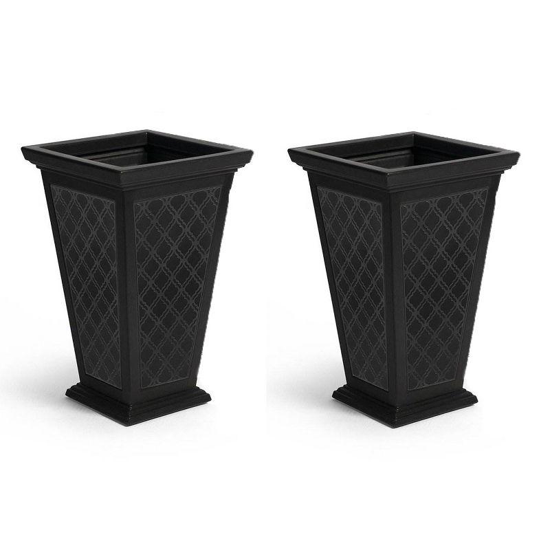 FCMP Outdoor  2 - Piece Self-Watering Plastic Pot Planter Set & Reviews | Wayfair