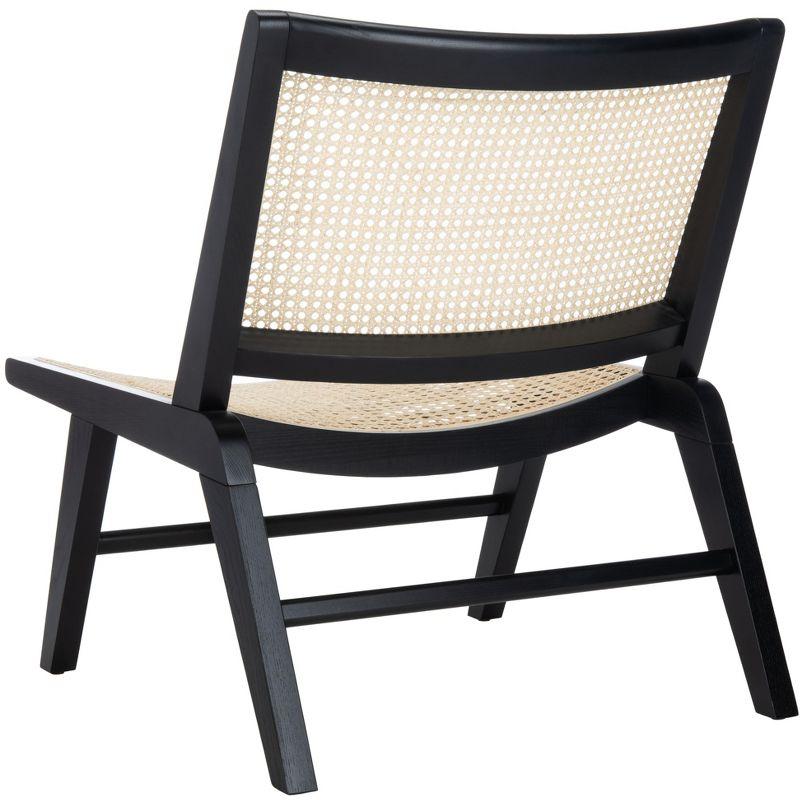 Auckland Rattan Accent Chair - SFV4102 - Black/Natural - Safavieh Couture