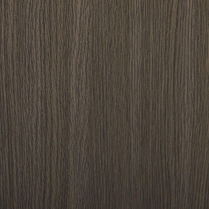 Kings Brand Furniture - 2 Door Cabinet Entryway Console Table with Storage Shelf, Oak Gray