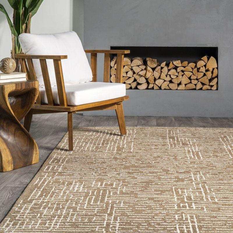 Arvin Olano x Rugs USA - Hive Jute and Wool Indoor Area Rug