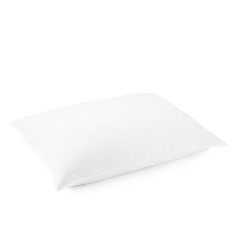 Standard White Feather Down Hypoallergenic Pillow