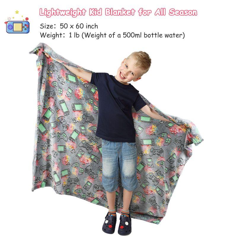 Catalonia Catalonia Glow in The Dark Throw Blanket for Kids