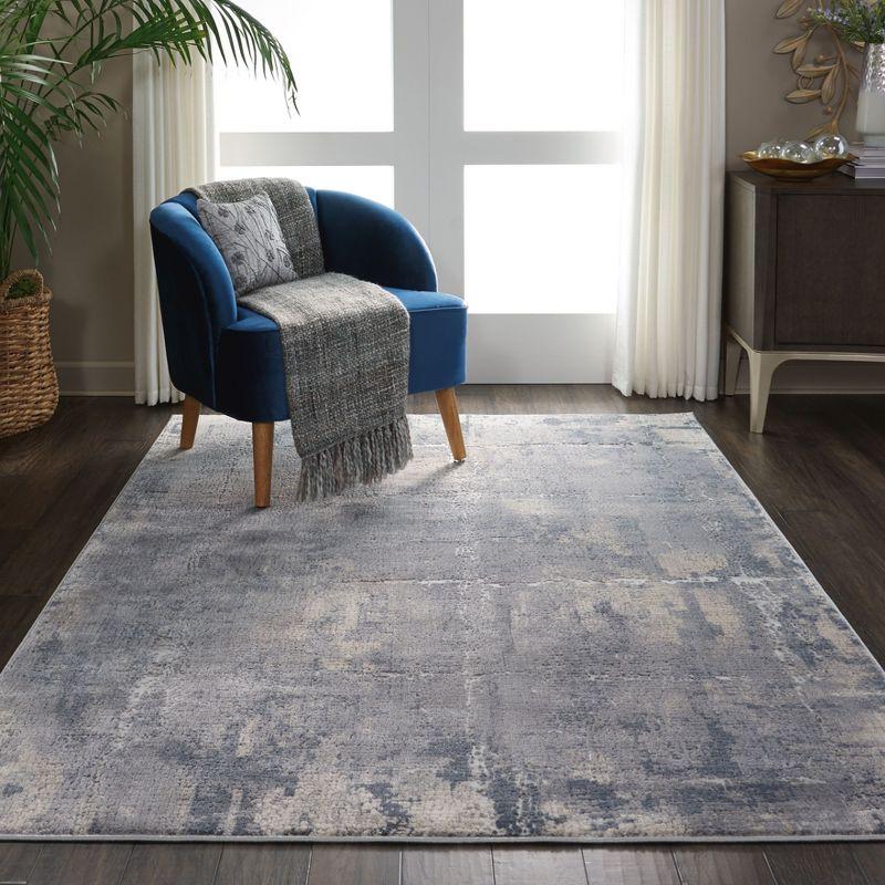 Nourison Rustic Textures Contemporary Indoor Area Rug Grey/Beige 5'3" x 7'3"