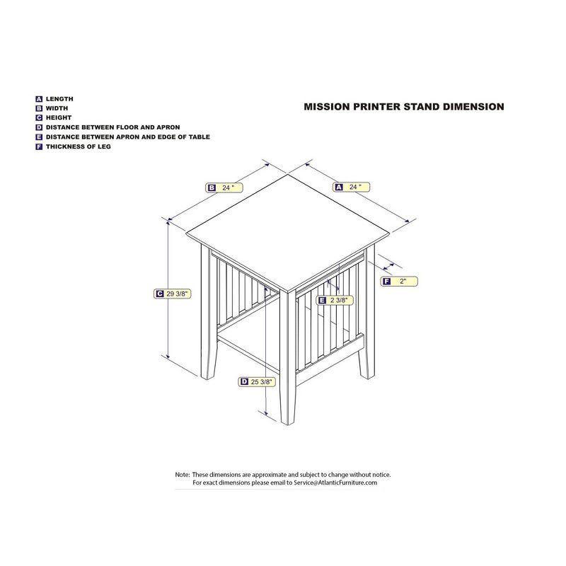 Laurel Foundry Modern Farmhouse® Moffett Solid Hardwood Printer Stand