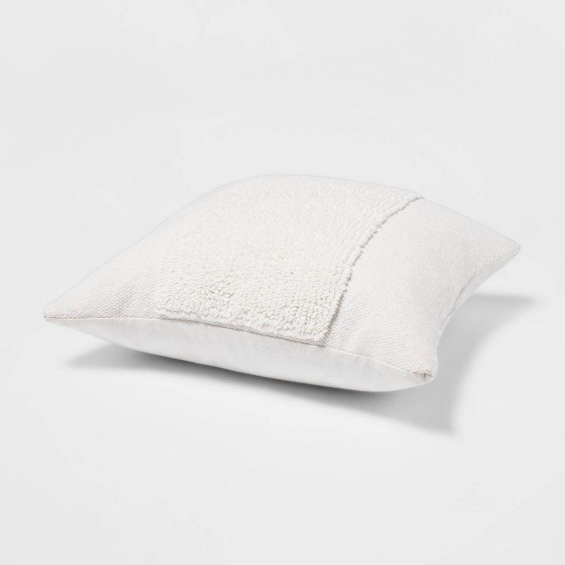 Modern Tufted Square Throw Pillow - Threshold™