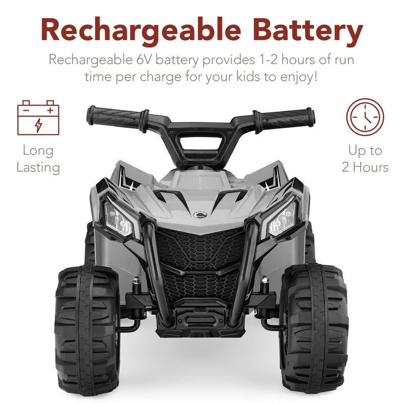 Best Choice Products 6V Kids Ride-On 4-Wheeler Quad ATV Car w/ 1.8mph Max Speed, Treaded Tires