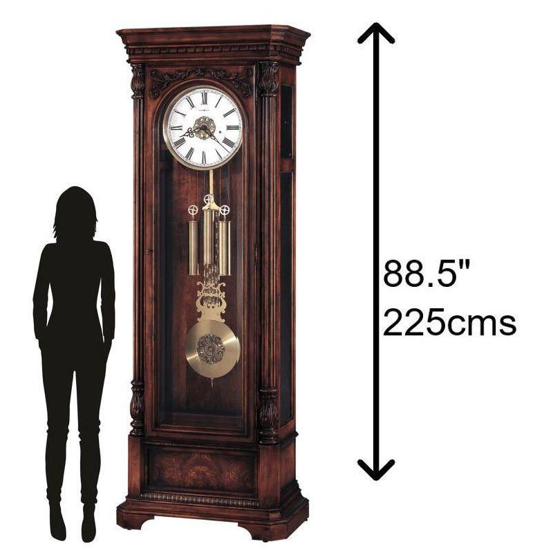 Trieste 88.5'' H Solid + Manufactured Wood Grandfather Clock