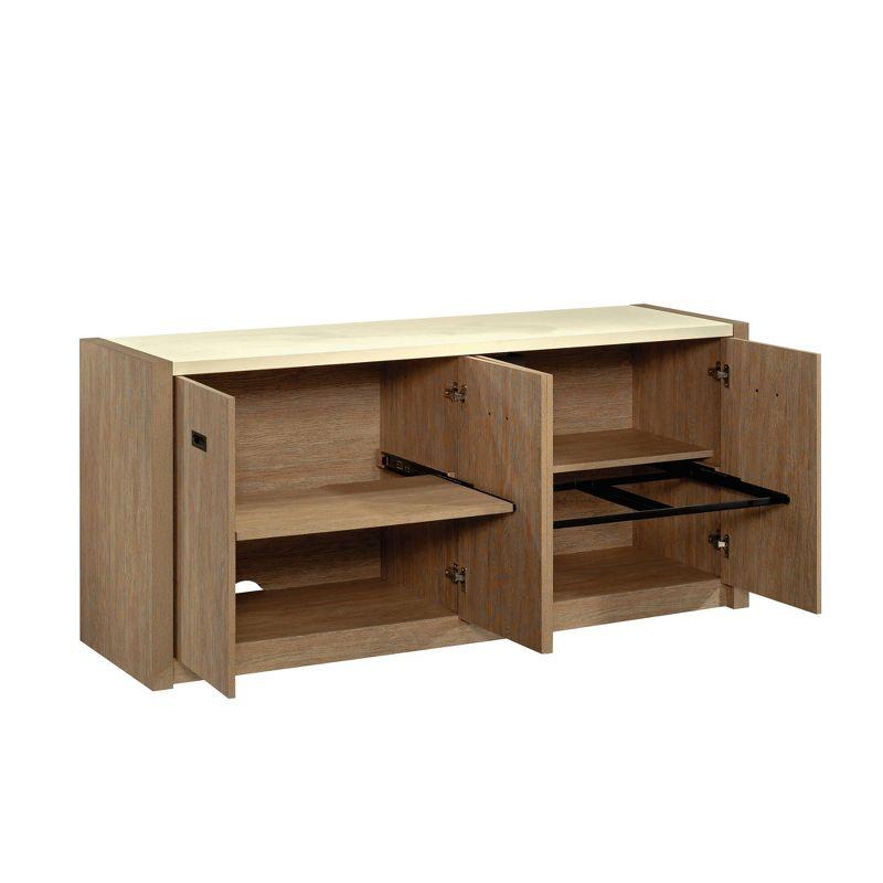 Inbox Zero Eraclio 65.984'' Wide 2 - Shelf Credenza with Cable Management