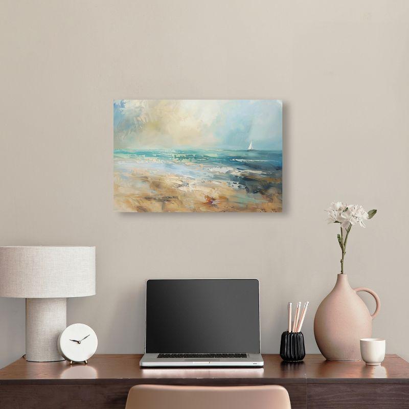 Art Remedy Beyond The Shore Beach Coastal Inspired Wall Art by Art Remedy