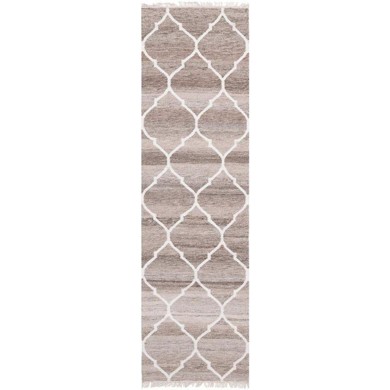 House of Hampton® Towles Natural Hand Woven 60% Wool, 20% Viscose, And 20% Cotton Geometric Rug