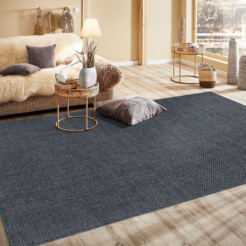 World Rug Gallery Contemporary Flatweave Indoor/Outdoor Area Rug