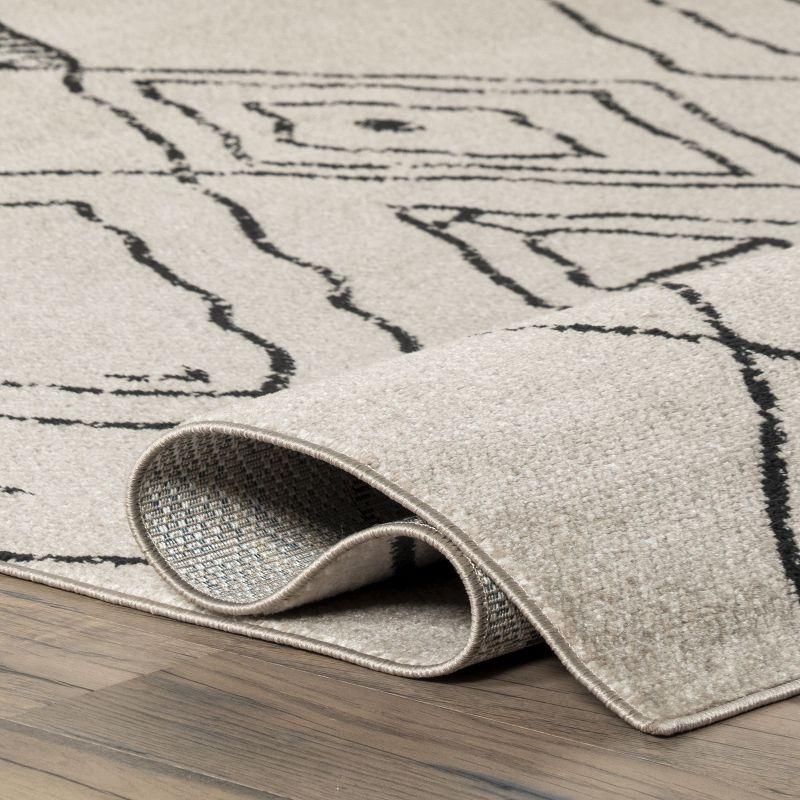 Nuloom Luciana Modern Global Indoor Area Rug, 3' x 5', Beige