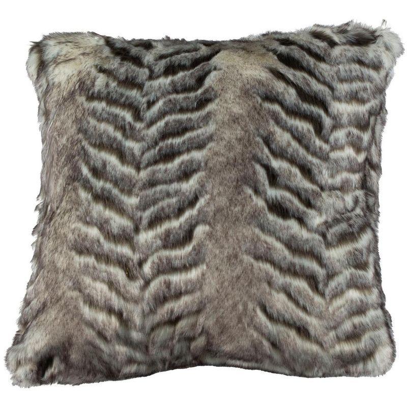 Adalet Fur Pillow - Multi - 20"X20" - Safavieh