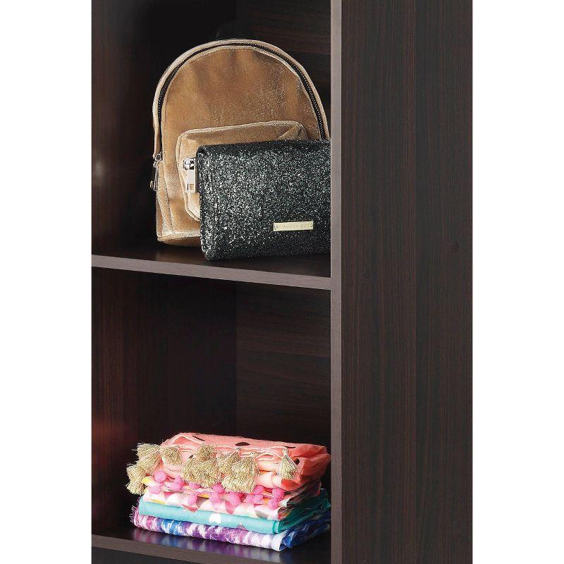 Whitmor 3 Section Cube Organizer Brown