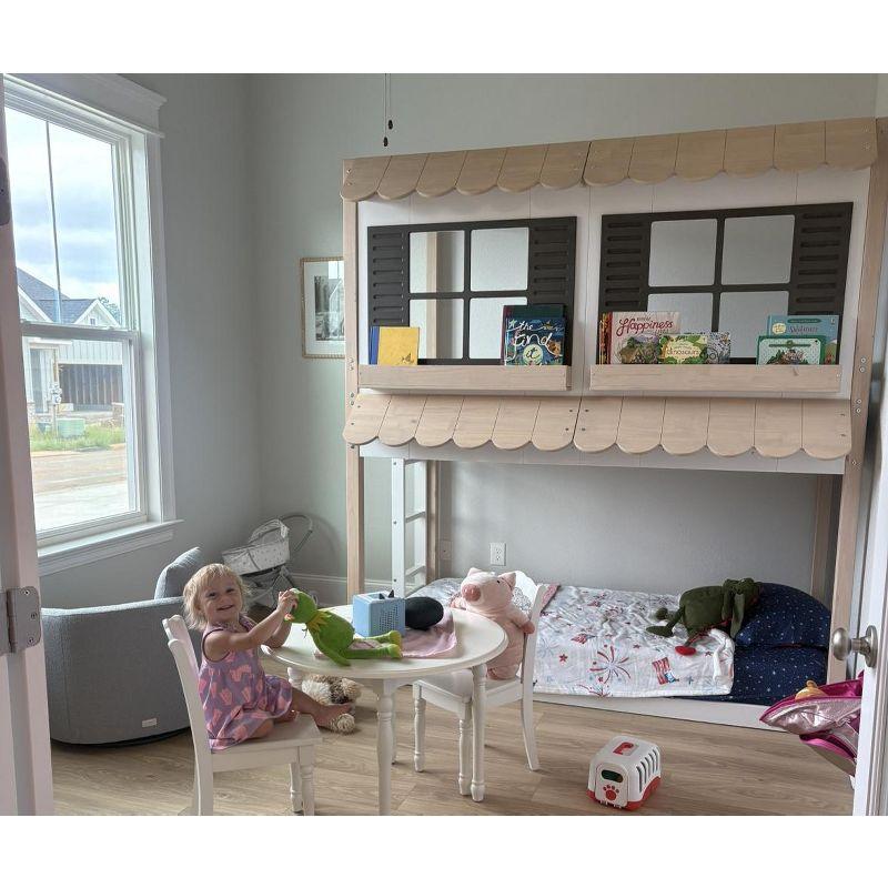 Child Craft Play House Twin Over Twin Standard Bunk Bed