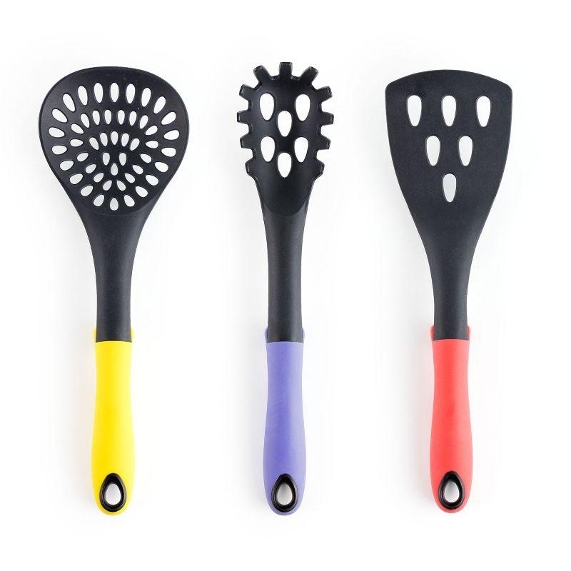 MegaChef 7 Piece Multicolor Nylon Cooking Utensil Set