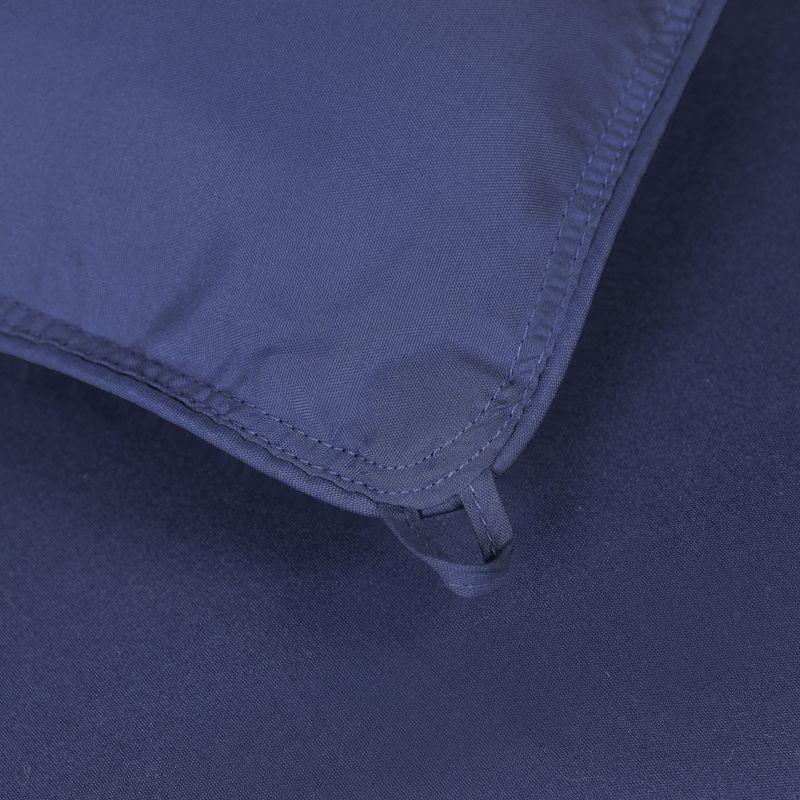 Brushed Microfiber Reversible Comforter Medium Weight Down Alternative Bedding by Blue Nile Mills