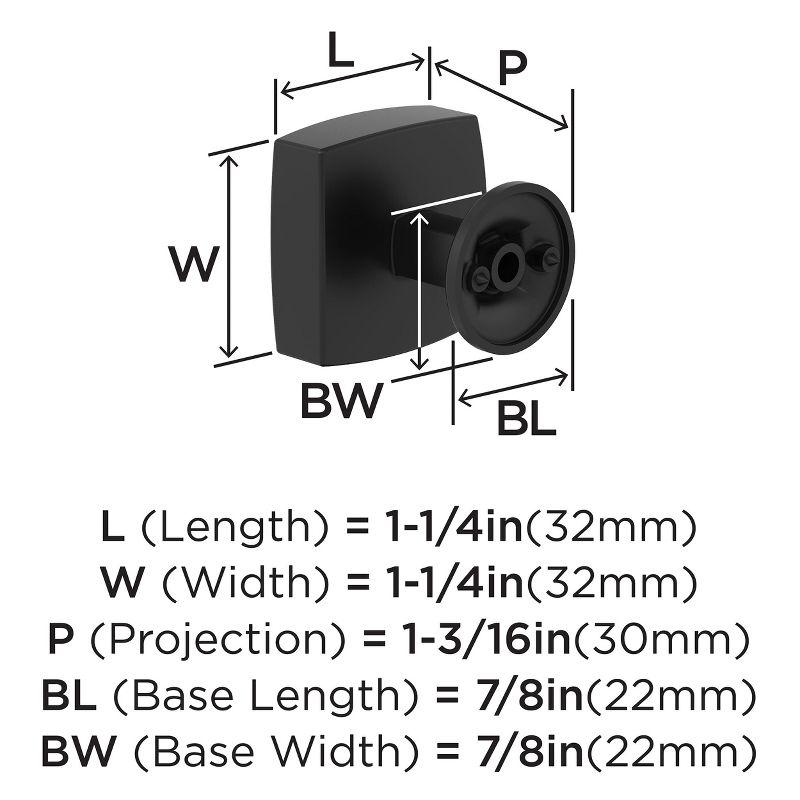 Amerock Everett Square Cabinet or Furniture Knob