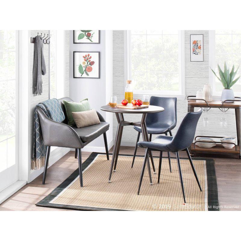 Set of 2 Durango Industrial Dining Chair - LumiSource