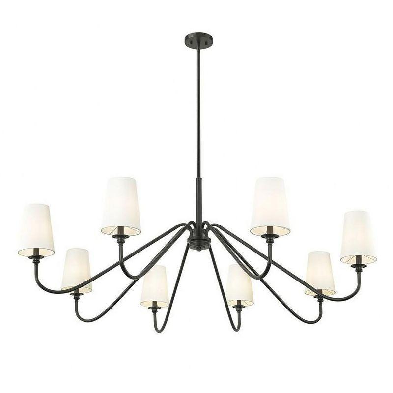 Z-Lite Gianna 8 - Light Chandelier in  Matte Black