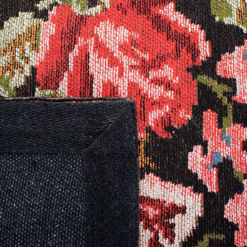 Classic Vintage CLV301 Power Loomed Runner Rug - Black/Multi - 2'3"x12' - Safavieh.