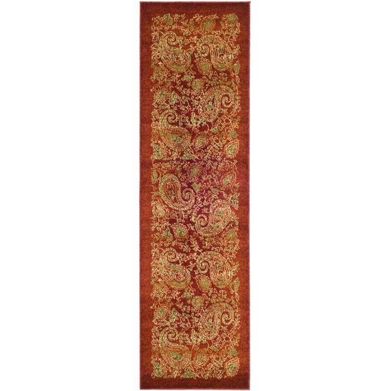 Lyndhurst LNH224 Power Loomed Runner Rug - Red/Multi - 2'3"x8' - Safavieh
