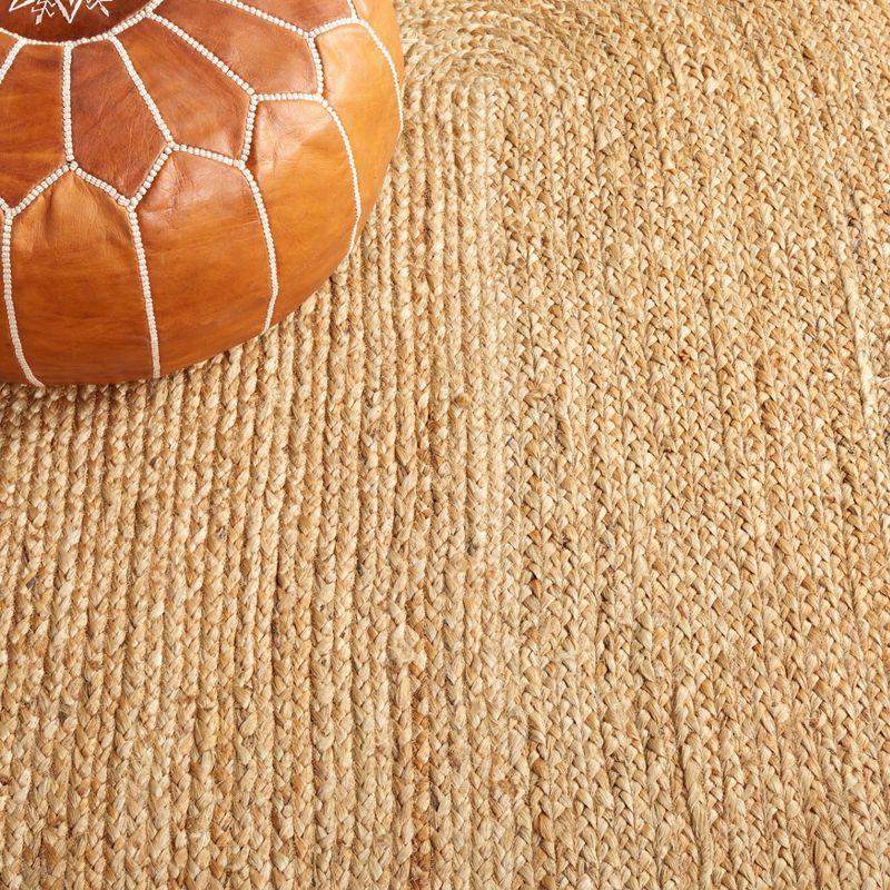 Natural Fiber NF801 Hand Woven Indoor Area Rug - Natural/Natural - 6'x9' Oval - Safavieh