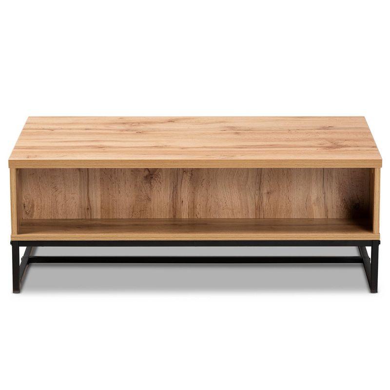 Aalijah Solid Wood Top Coffee Table