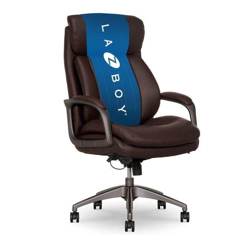 La-Z-Boy La-Z-Boy® Nova Executive Office Chair, Patented AIR Ergonomic Support Technology®, High-Back Premium Comfort & Support, Vegan PU Leather