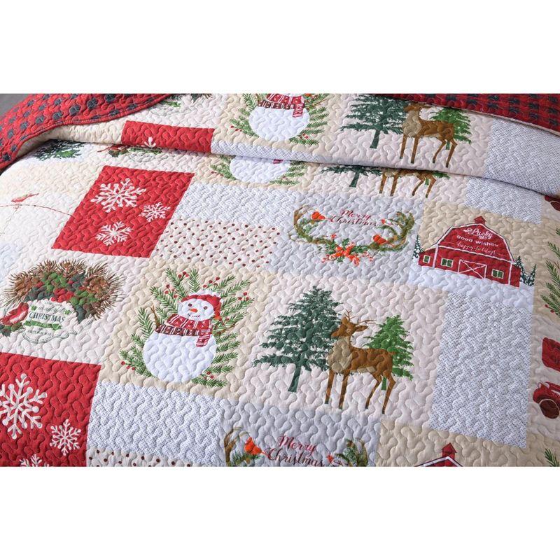 MarCielo Plaid Quilt Set