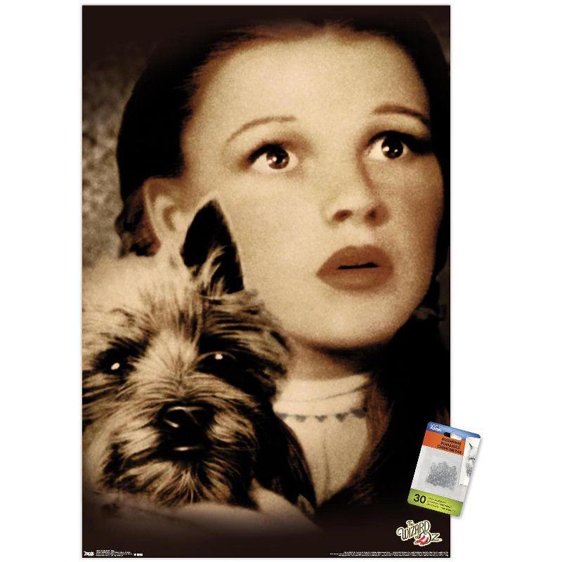 Trends International The Wizard Of Oz - Duo Unframed Wall Poster Print Clear Push Pins Bundle 22.375" x 34"