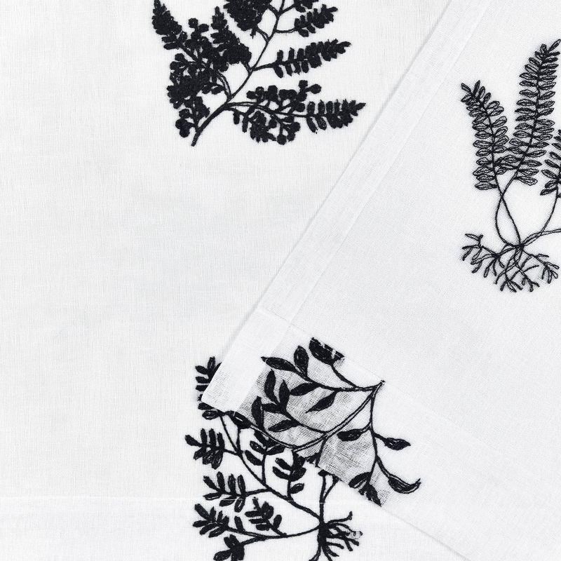 Nicole Miller New York Mabel Sheer Rod Pocket Curtain Panels Pair & Reviews | Wayfair
