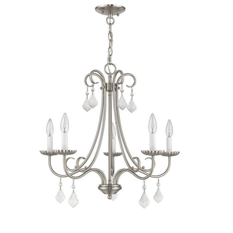 Livex Lighting Daphne 5 - Light Chandelier in  Brushed Nickel