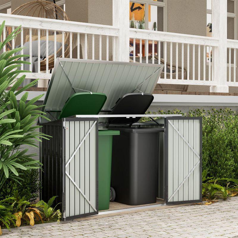 LACOO 6' x 3' Trash Storage Shed