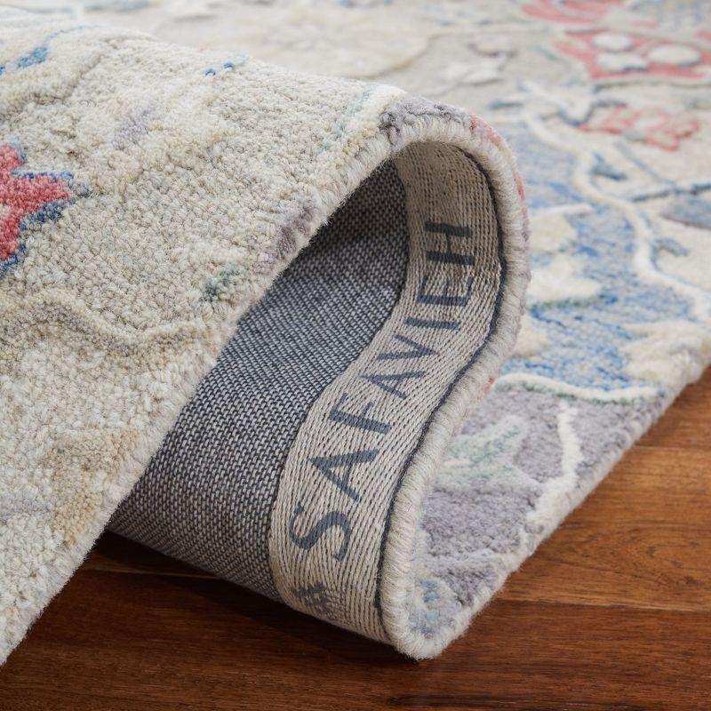 Glamour GLM622 Hand Tufted Runner Rug - Ivory/Red - 2'3"x6' - Safavieh.