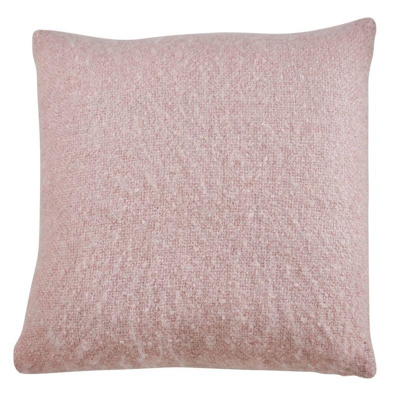 Saro Angora Collection Reversible Pillow Cover