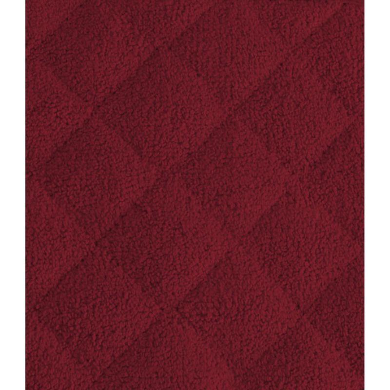 Design Imports  Terry Solid Potholder Set 3 Piece Wine 7X7"