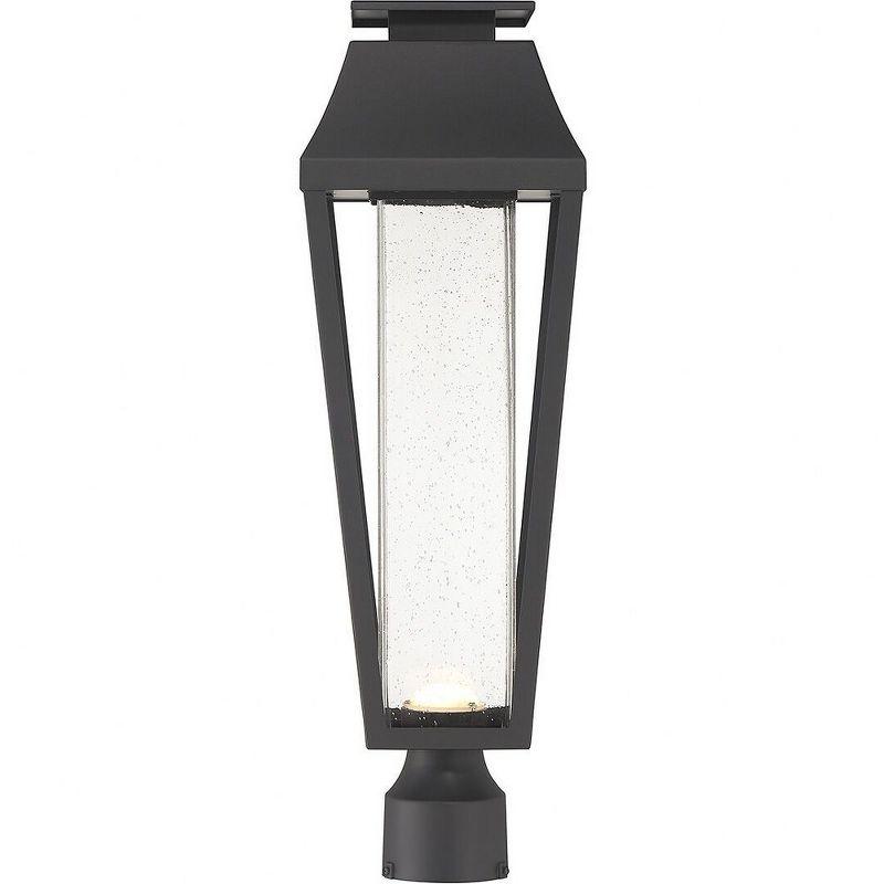 Brookline LED Outdoor Post Lantern in Matte Black