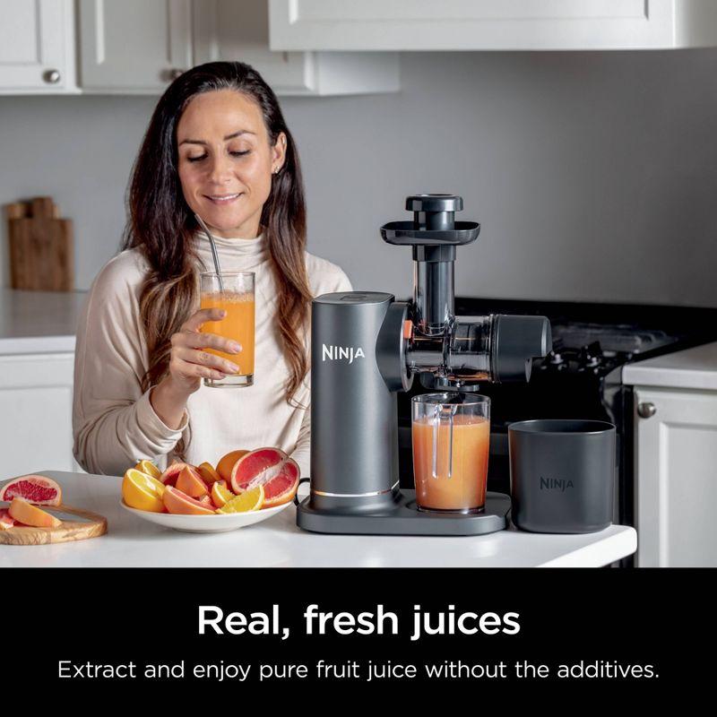 Ninja NeverClog Cold Press Juicer Powerful Slow Juicer with Total Pulp Control Easy to Clean - JC151