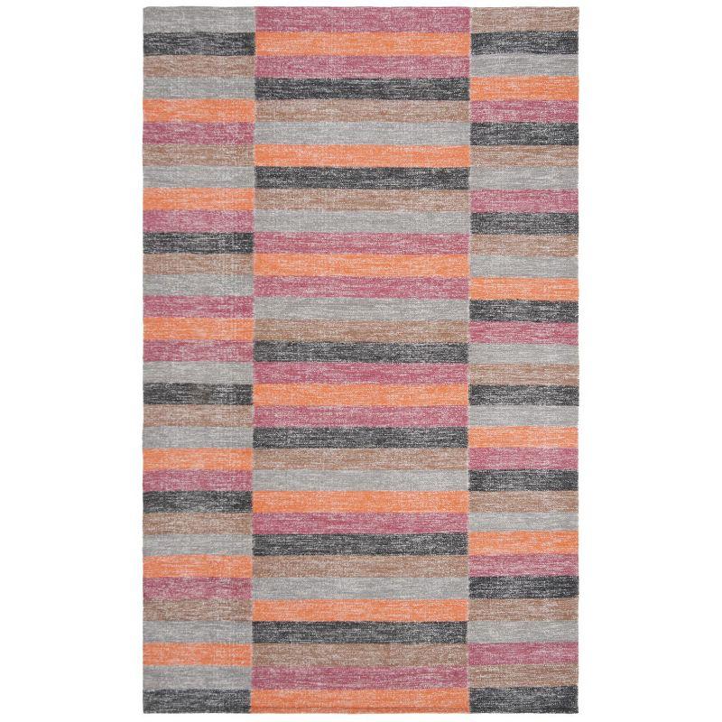 Striped Kilim STK411 Hand Woven Area Rug  - Safavieh