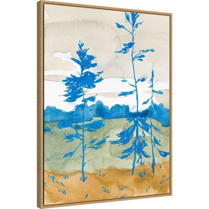 Amanti Art Cerulean Spruce Trees II by Jacob Green Framed Canvas Wall Art