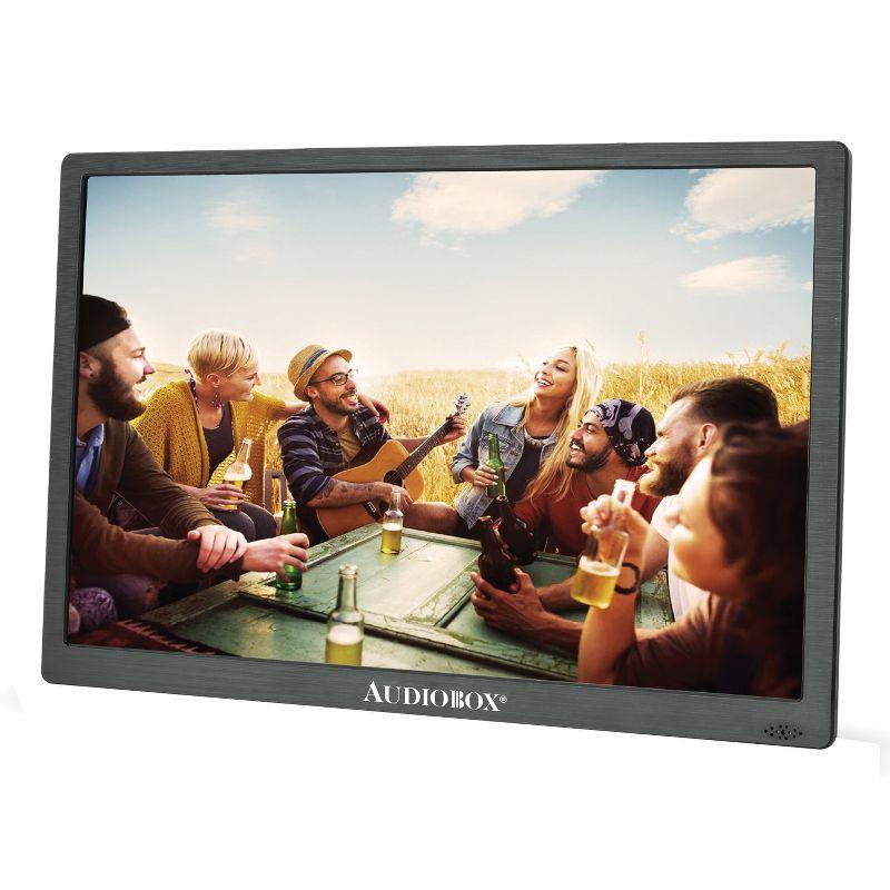 Audiobox® 15.4-In. 1200 x 800 HD Portable Rechargeable LCD TV with Remote and Car Charger, TV-15 in Black