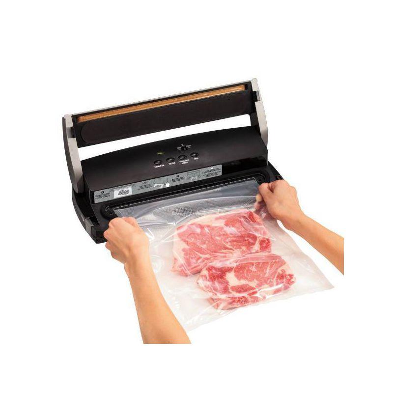 Hamilton Beach NutriFresh Black and Silver Vacuum Sealer