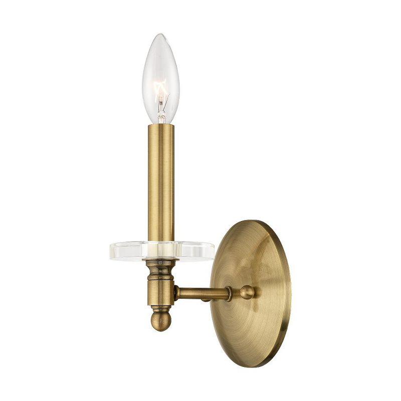 Livex Lighting Bennington 1 - Light Wall Light in  Antique Brass