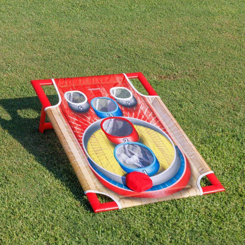 GoSports Gosports Cornhole Bean Bag Toss Game - Includes 1 Target, 8 Bean Bags, And Carrying Case