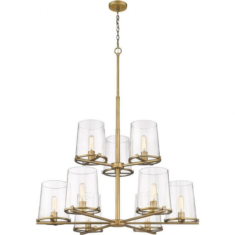 Z-Lite Callista 9 - Light Chandelier in  Rubbed Brass