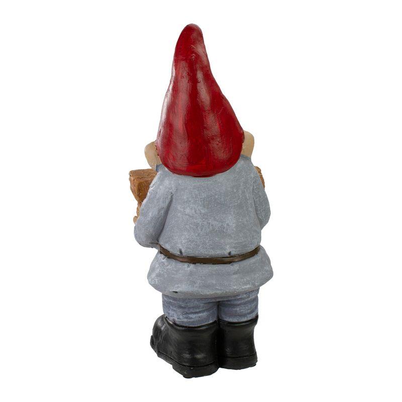Northlight Seasonal 17" Gnome with Welcome Sign Outdoor Garden Statue