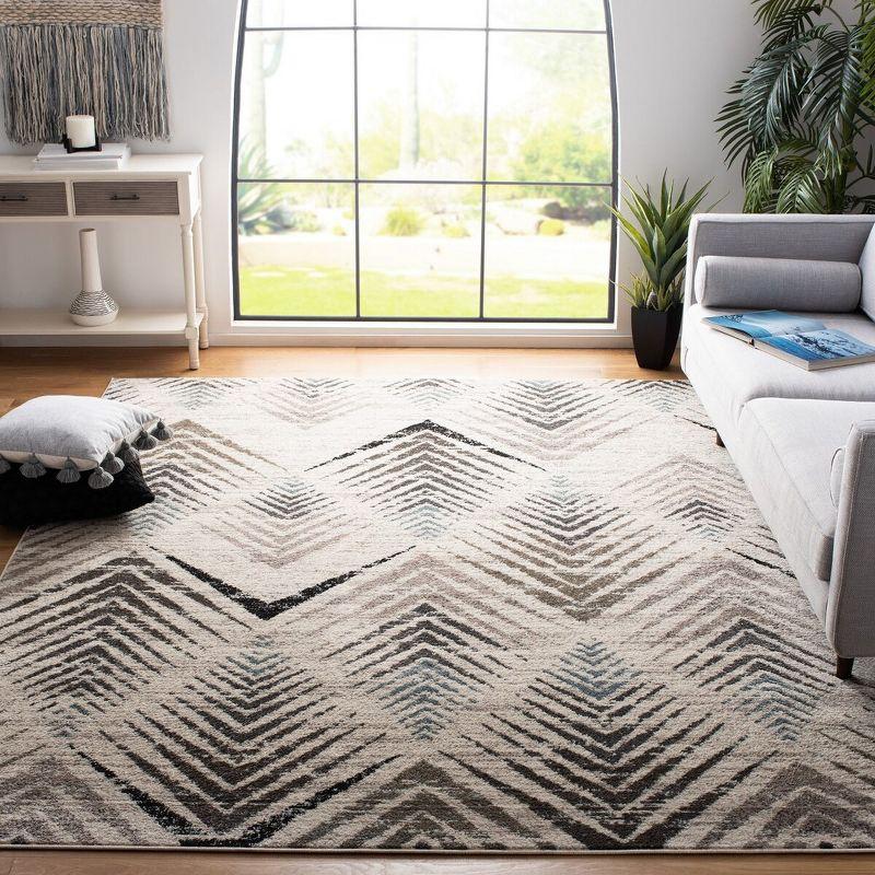 Amsterdam AMS110 Power Loomed Indoor Area Rug - Cream/Beige - 6'7"x9'2" - Safavieh